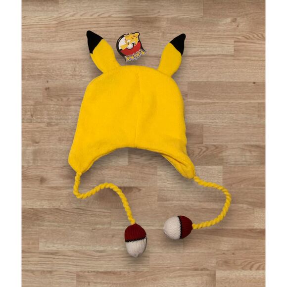 Pokemon Pikachu Knit Beanie Hat BioWorld 2015 OFFICIAL Skull Cap Winter Hat - Picture 2 of 7